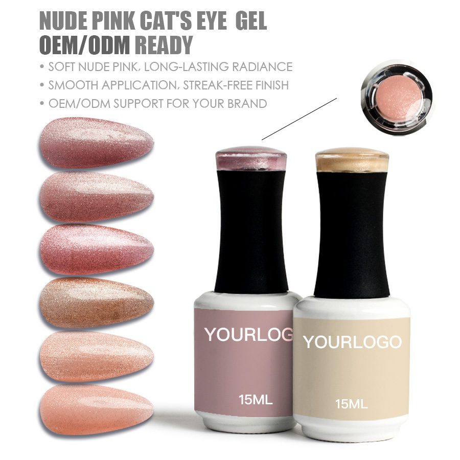 M38-Nude Pink Cat Eye Gel