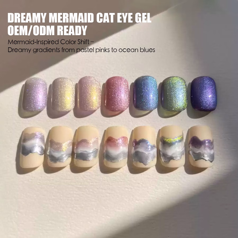 M30-Dreamy Mermaid Cat Eye Gel
