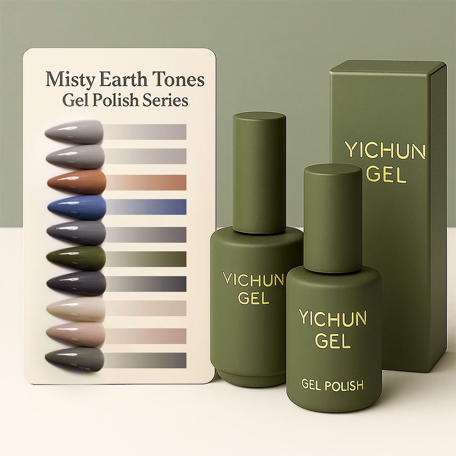 Misty Earth Tones Gel Polish Series