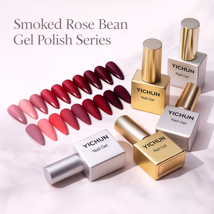 Smoked Rose Bean Gel Polish Series