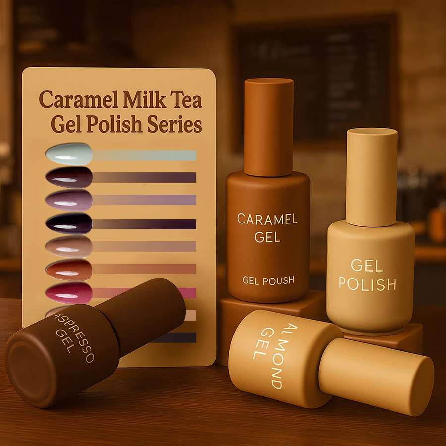 Caramel Milk Tea Gel Polish Series