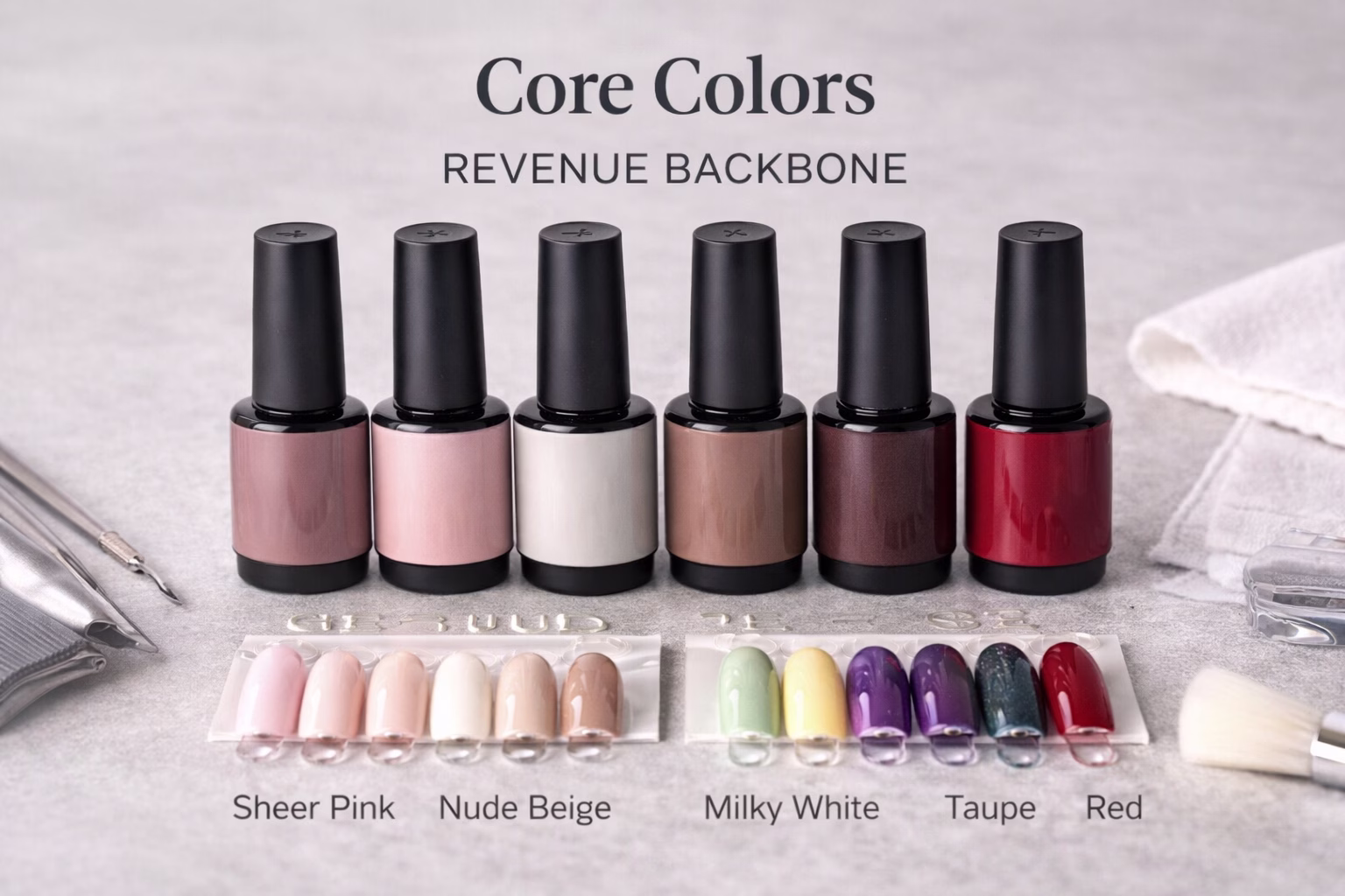 core gel polish colors for repeat sales and salon workhorse services core gel polish colors for repeat sales and salon workhorse services