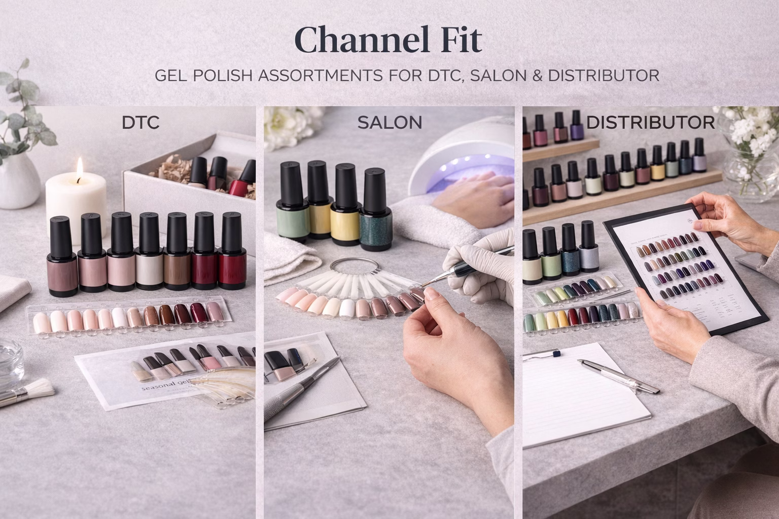 gel polish assortment channel fit for dtc salon and distributor markets gel polish assortment channel fit for dtc salon and distributor markets