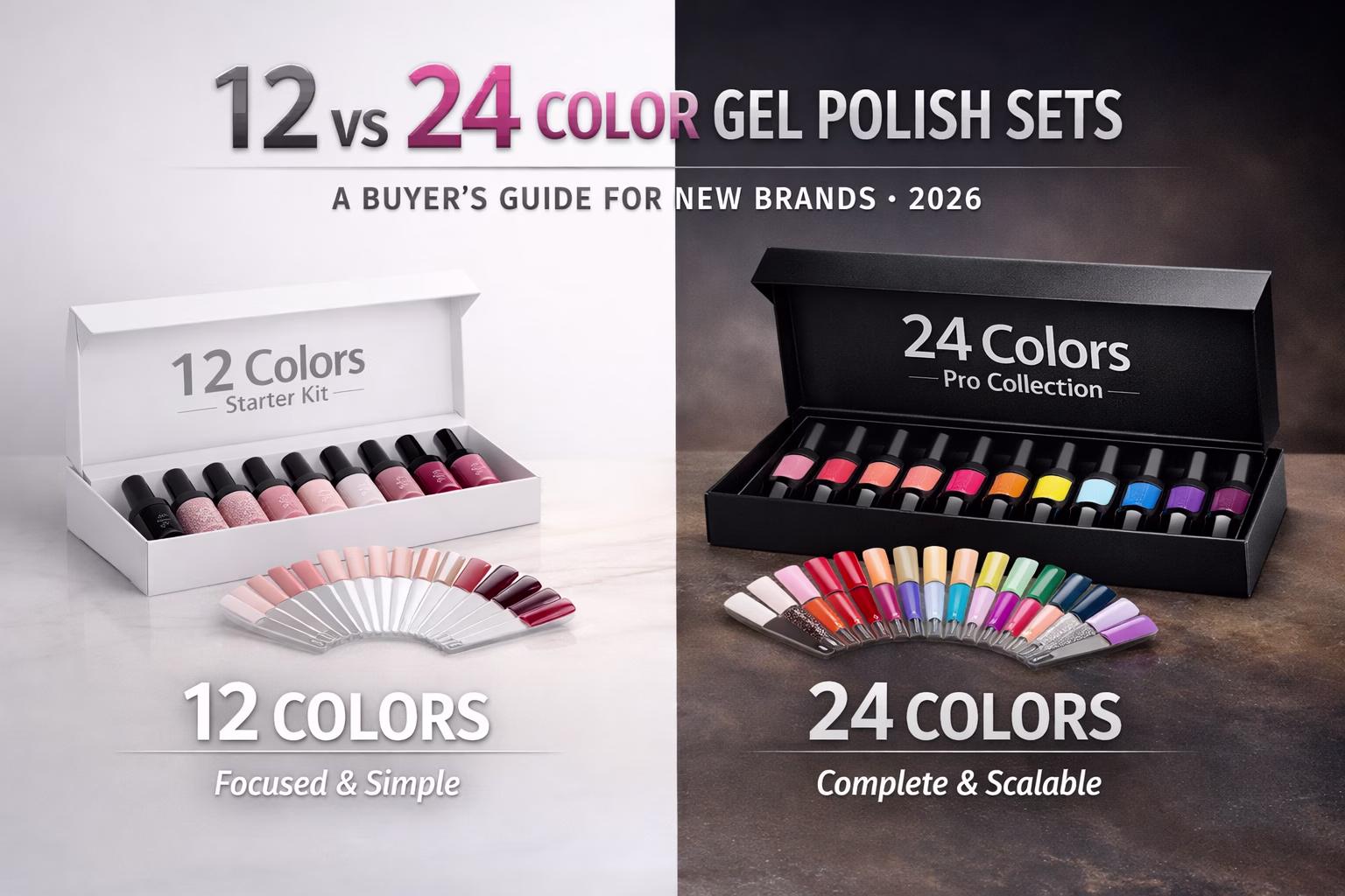 12-vs-24-gel-polish-starter-set-cover-2026.jpg 12 vs 24 color gel polish starter set buyer’s guide 2026 cover
