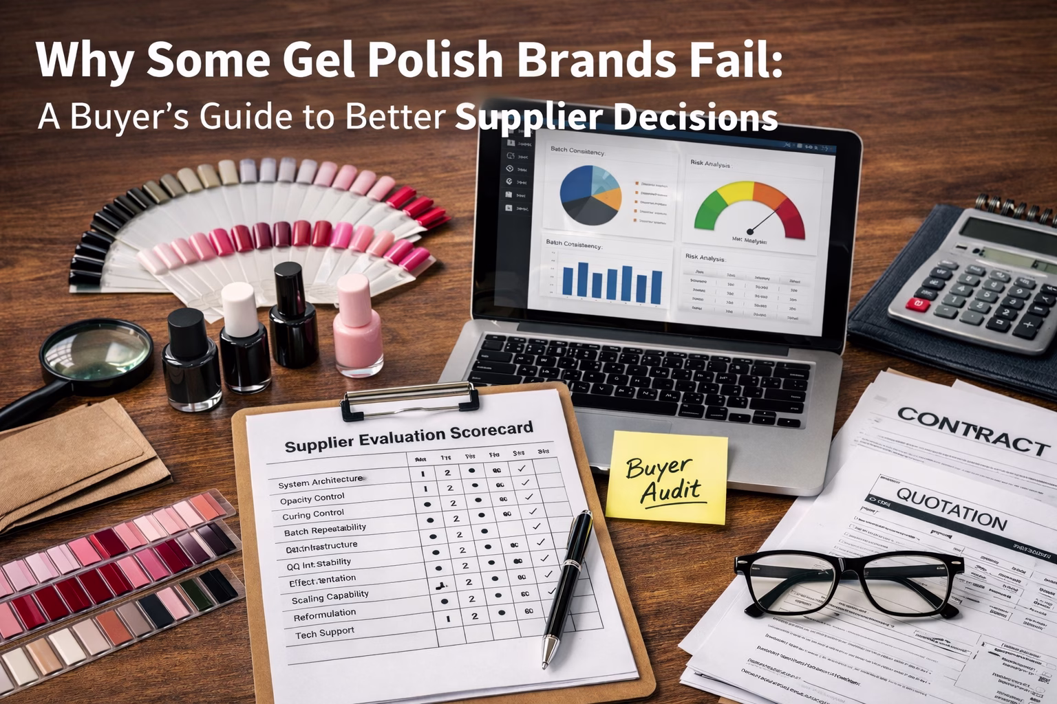 gel polish supplier decisions buyer audit workspace with samples documents and scorecard gel polish supplier decisions buyer audit workspace with samples documents and scorecard
