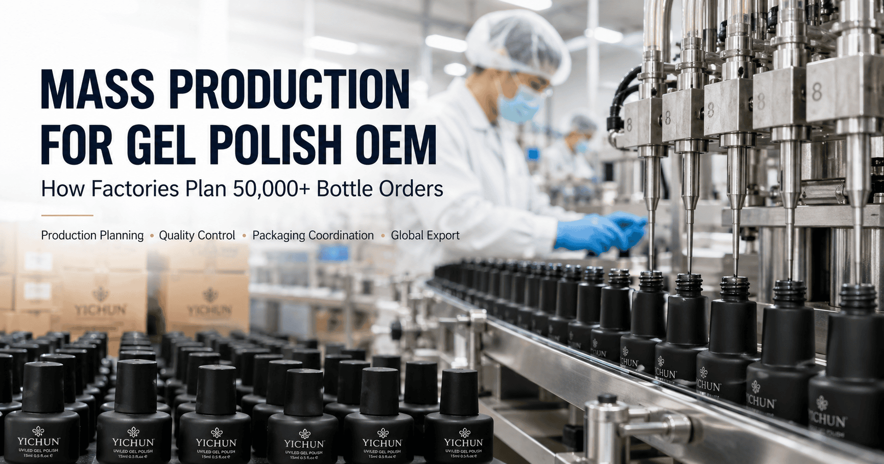 mass-production-gel-polish-oem-hero-cover Large-scale gel polish OEM production at a professional nail gel factory China